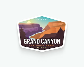 Grand Canyon National Park - Vinyl Sticker