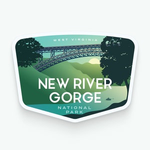 New River Gorge National Park - Vinyl Sticker