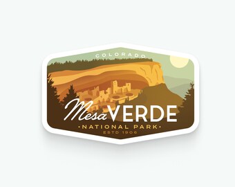 Mesa Verde National Park - Vinyl Sticker