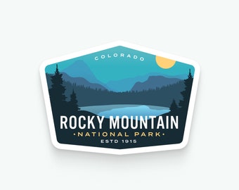 Rocky Mountain National Park - Vinyl Sticker