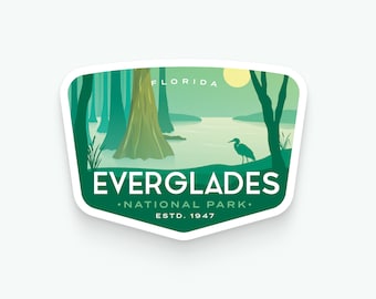 Everglades National Park - Vinyl Sticker