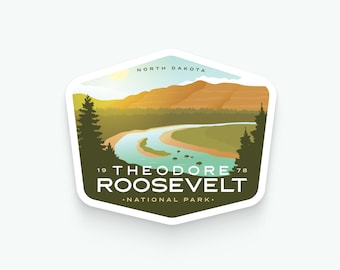 Theodore Roosevelt National Park - Vinyl Sticker