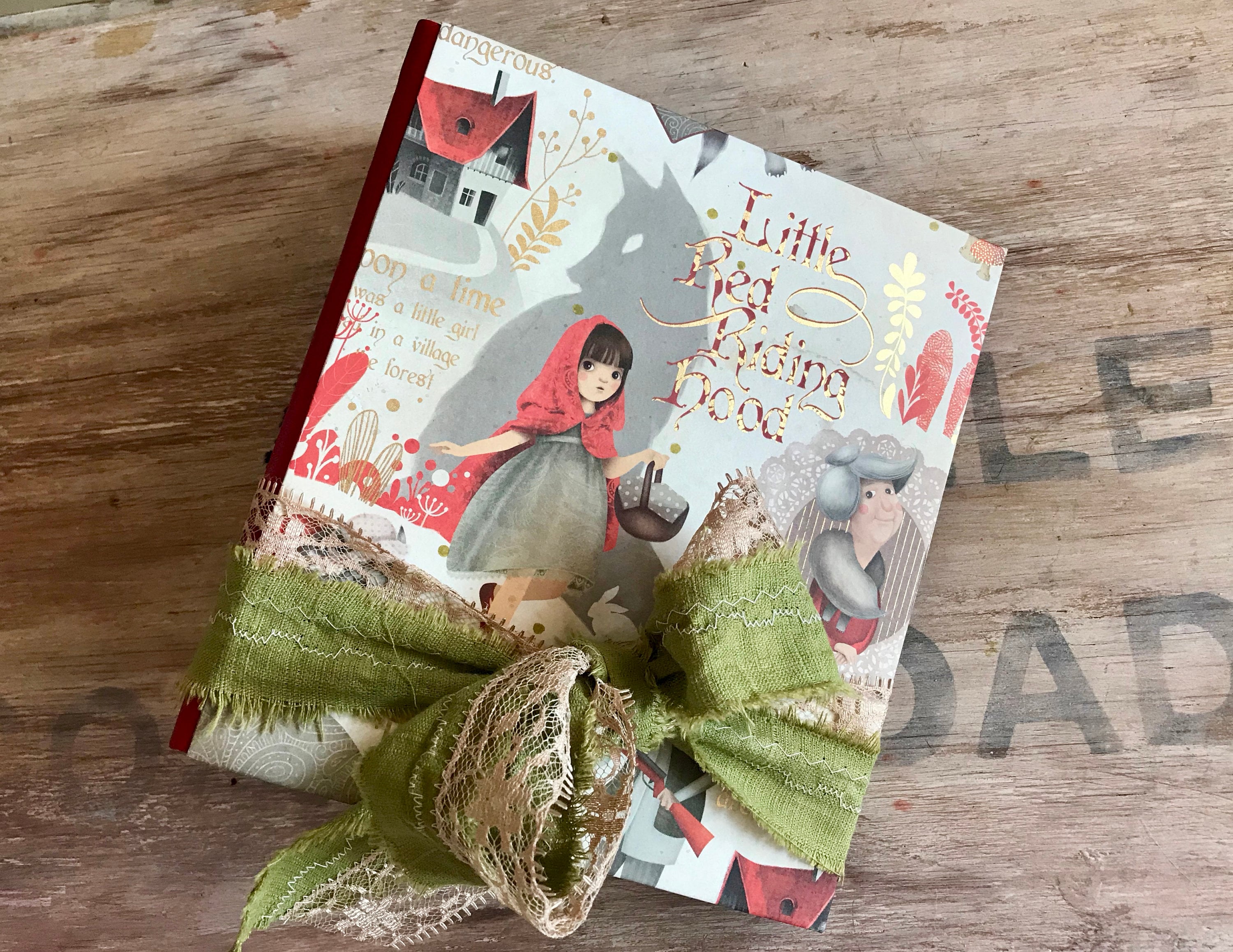 Little Red Riding Hood Junk Journal: Handmade Leather Scrapbook - Etsy