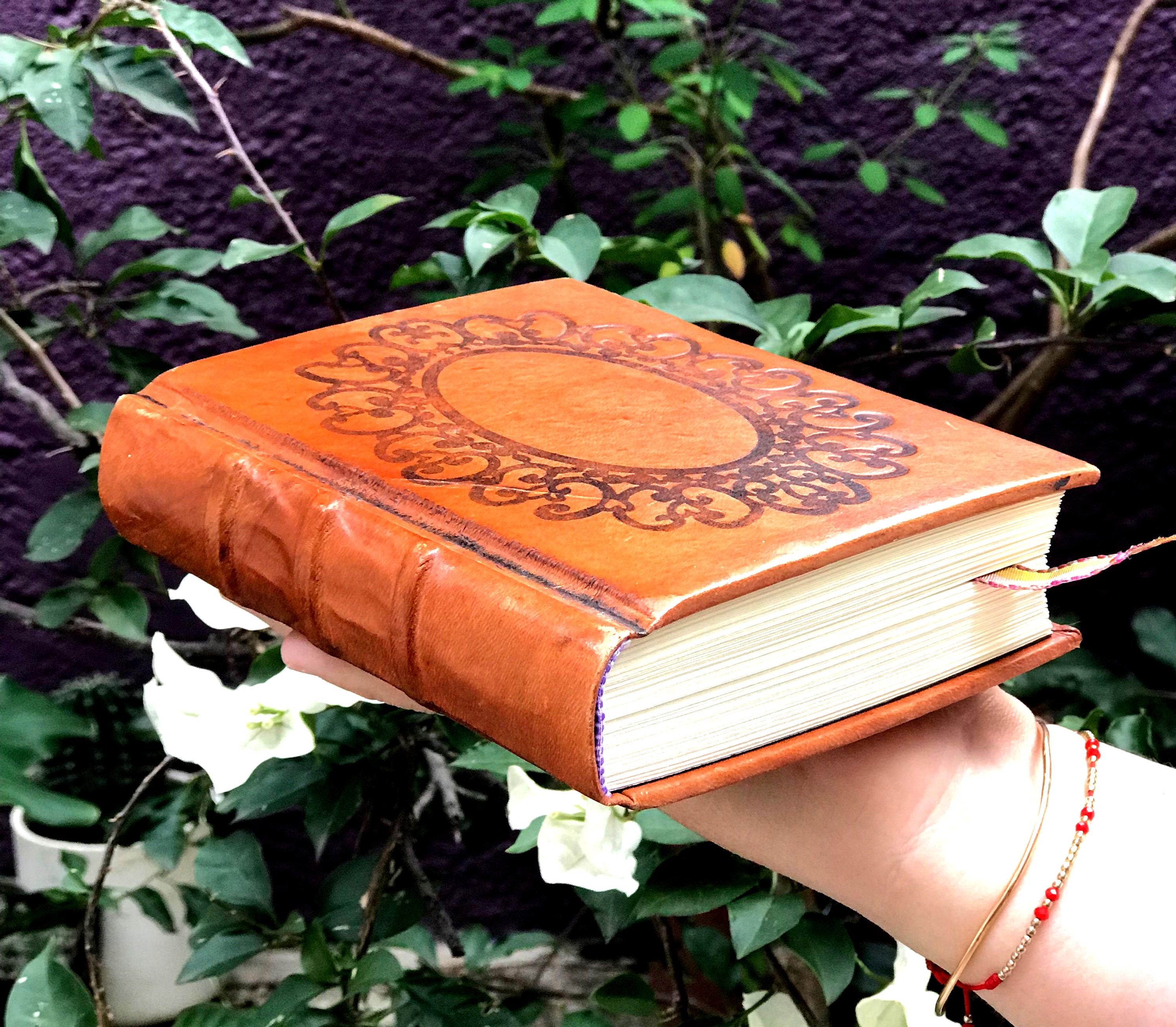 Personalized Vintage Leather Journal: Handmade Bound Diary