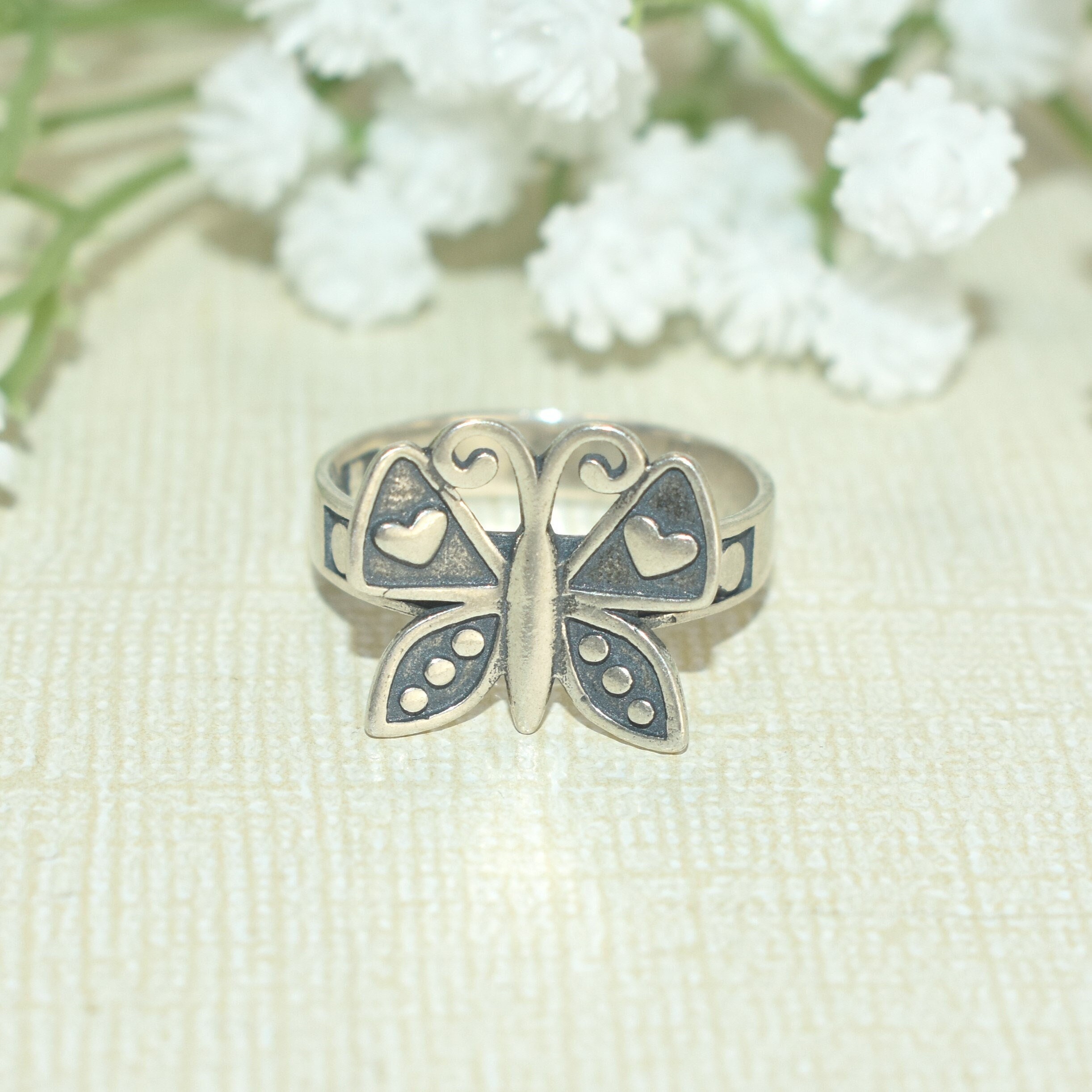 Retired James Avery Butterfly Ring