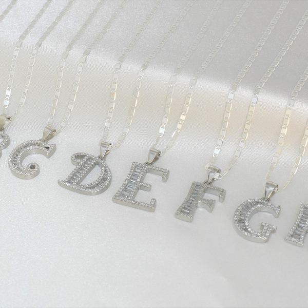 Sterling Silver Alphabet Letters Etsy