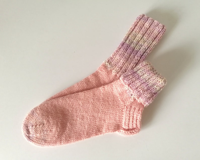 handmade knitted socks woman socks pink socks mixed color socks wool socks autumn socks knitted socks warm socks ready to ship