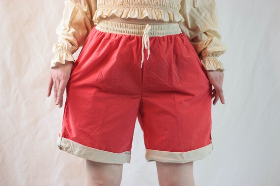 coral swim shorts