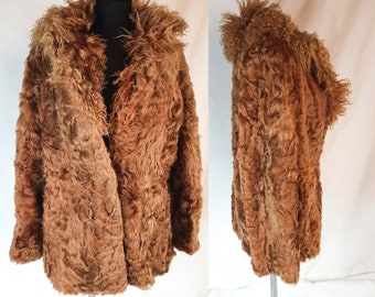 Shaggy Lambs Wool Jacket | Curly Sheep Hair | Hippy, Boho Shaggy Lambs Wool Jacket | Curly Sheep Hair | Hippy, Boho