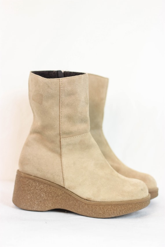 attention wedge booties