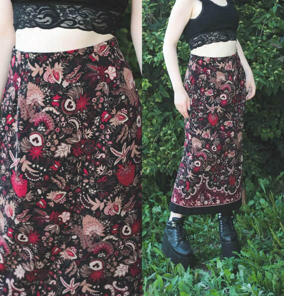90s boho skirt