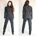Veste Femme Kristina Popovitch 100% Coton - Taille 38 - Noire - Occasion Très Bon état - Style Chic Décontracté