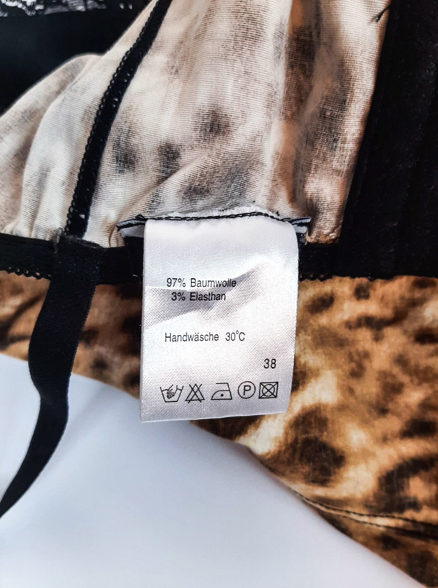 Y2k Leopard Print Bustier Cotton Fairycore Grunge Corset Size - Etsy