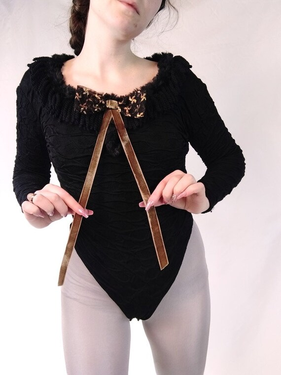 新品未使用 House of the Hill Bodysuit 80size House of Harlow 1960 Ribbed Sleeveless Thong | Depop