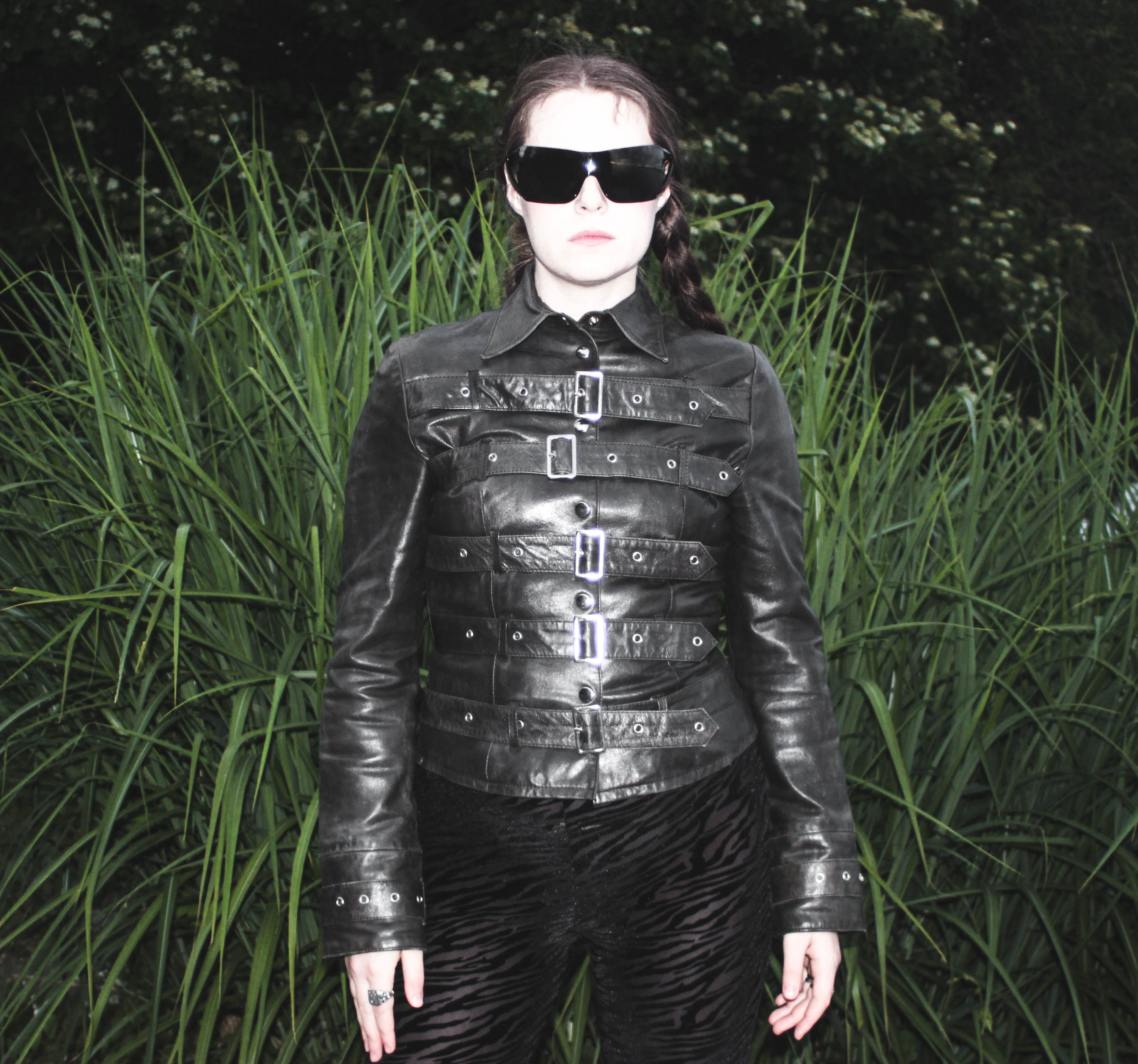 希少☆Jean Paul GAULTIER☆Y2K☆ボンテージ レザージャケット