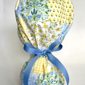 Pretty Patchwork Scrub Hat,  Patchwork Scrub Cap, Scrub Hat, Scrub Cap for Women, Scrub Hat for Women, Ponytail scrub cap