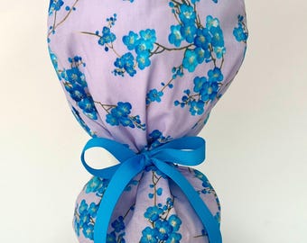 Scrub Cap, Scrub Hat, Scrub Cap for Women, Scrub Hat for Women, Ponytail Scrub Hat, Ponytail scrub cap