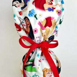 Princess Scrub Cap, Princess Scrub  Hat, Scrub Cap for Women, Scrub Hat for Women, Scrub hat, Ponytail Scrub Cap