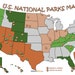 Digital Download Printable US National Park List With Color Map ...