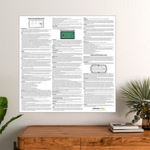 Laminated Billiard 8 Ball 9 Ball Snooker Rules & Regulations Poster - Perfect accessory next to your Pool Billiards Table - FREE SHIPPING