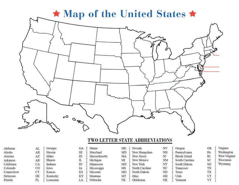 Blank 50 United States Map Poster 10 Pack USA US Educational Map Il 794xN.5205733705 7xlk