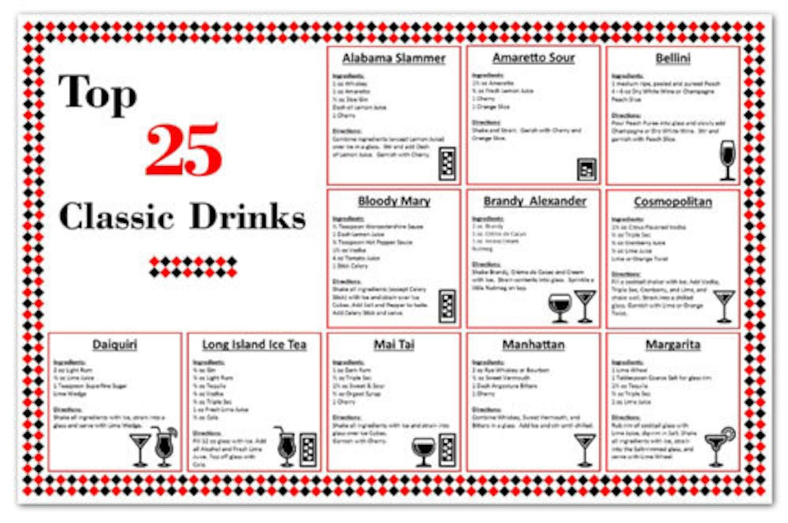 Drink list