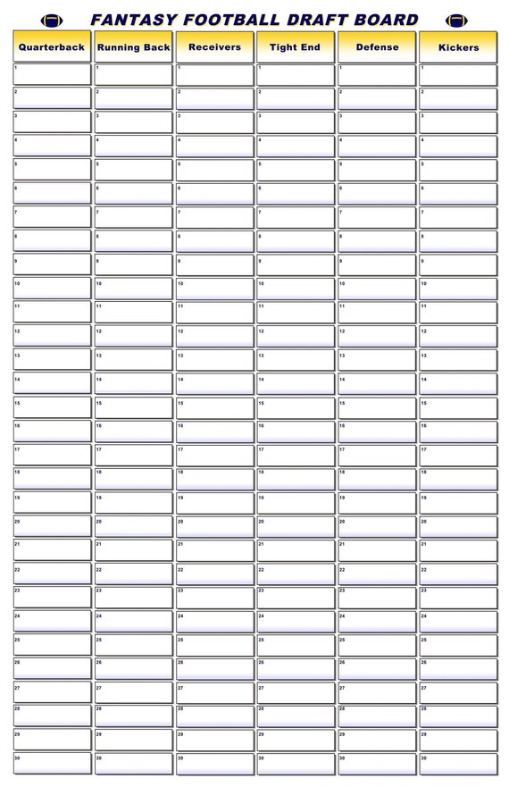 Fantasy football 2024 draft kit