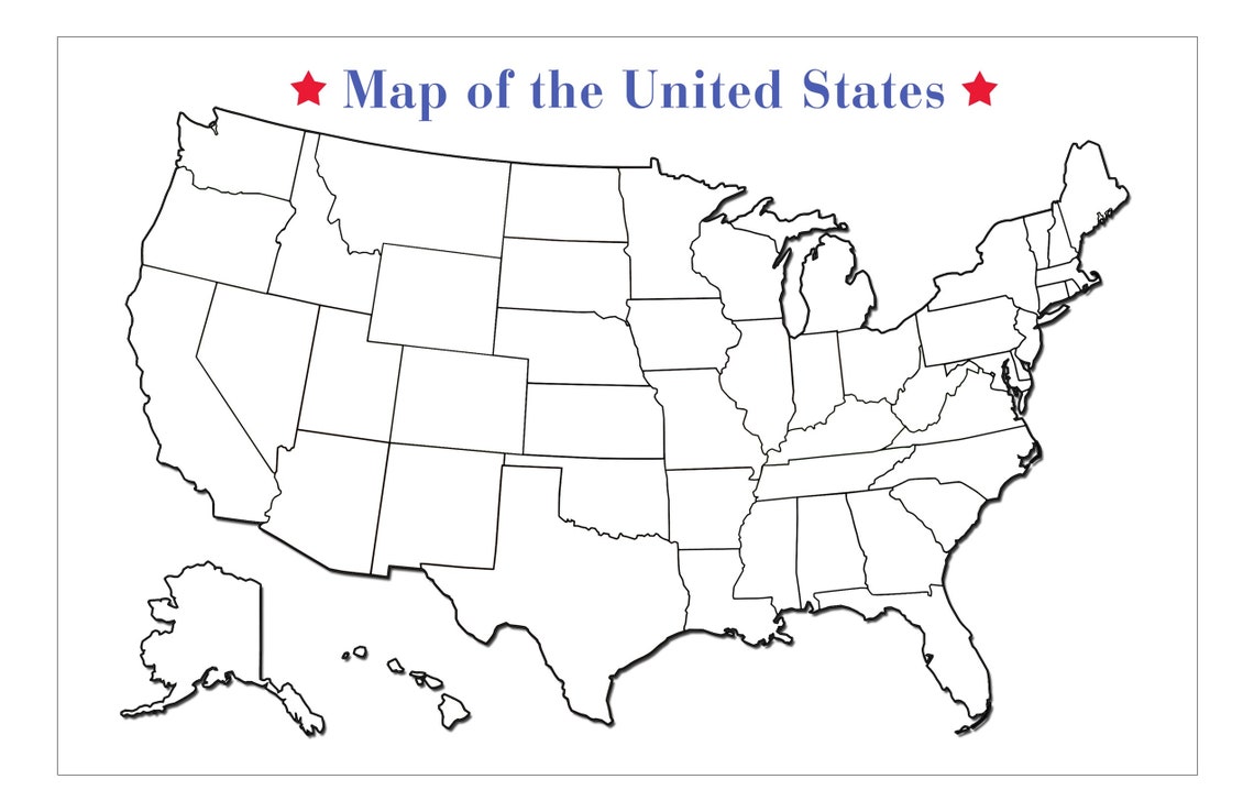 Blank 50 United States Outline Map Poster Laminated Blank Wall Map Il 1140xN.4804801679 M7jn 