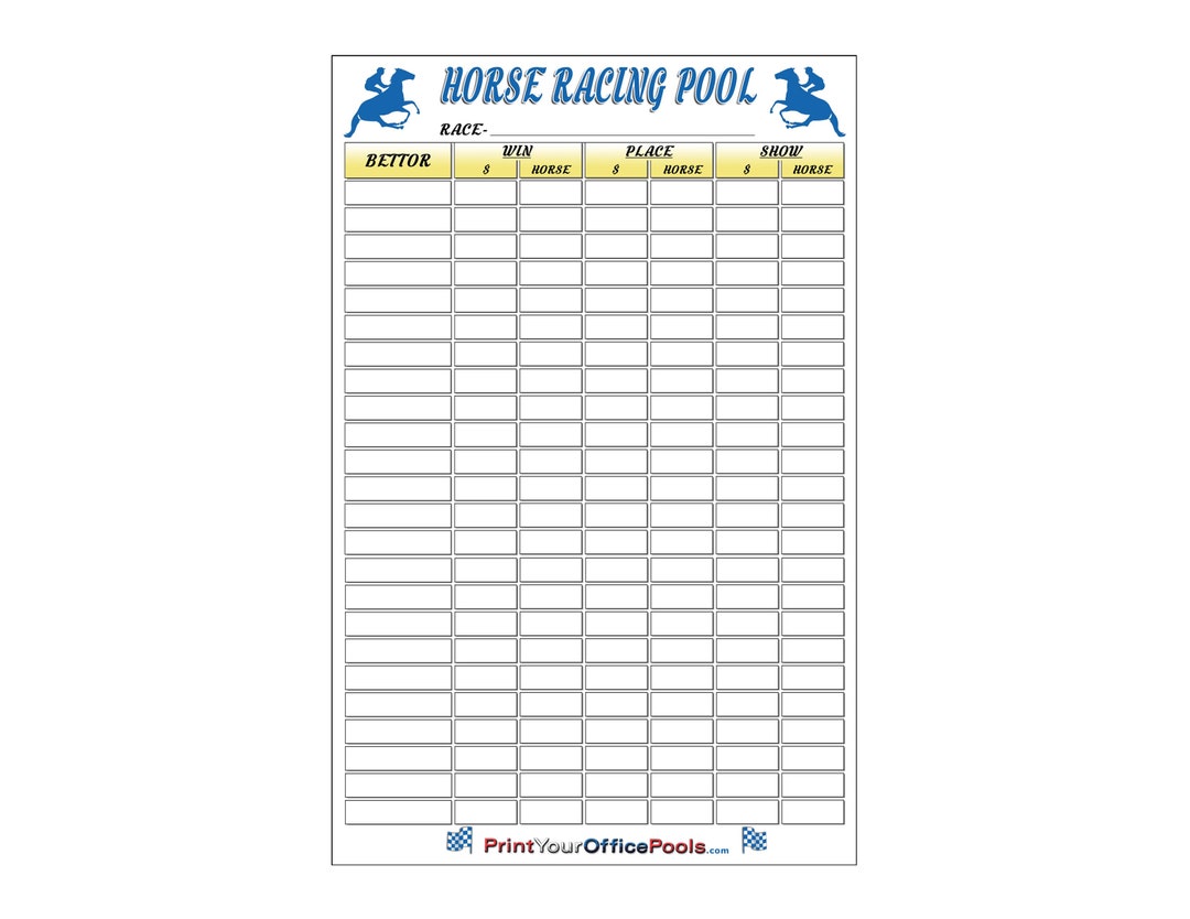 Place your bets! Horse racing is tonight!