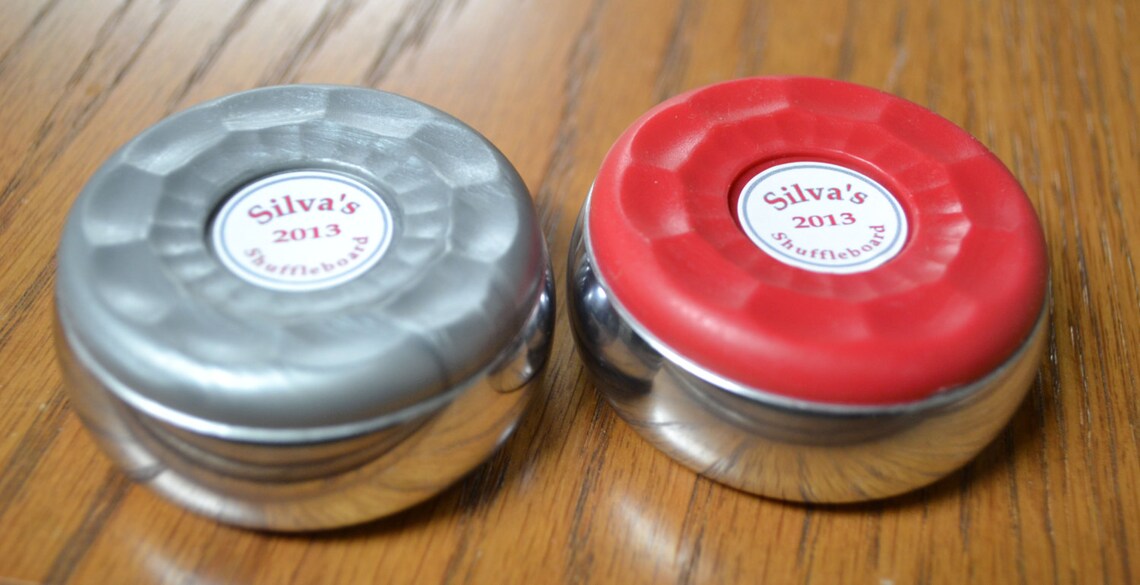 Custom Logo Large Shuffleboard Table Puck Weights 8 Pucks in Etsy
