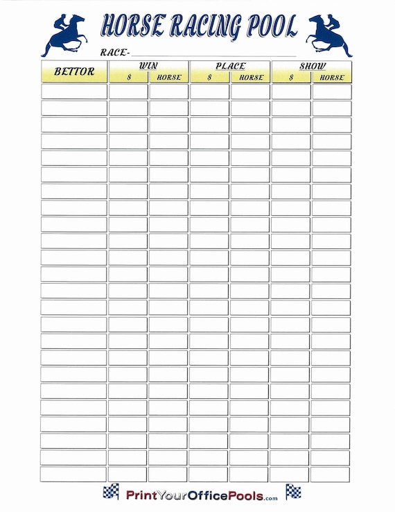 Exacta Box Chart