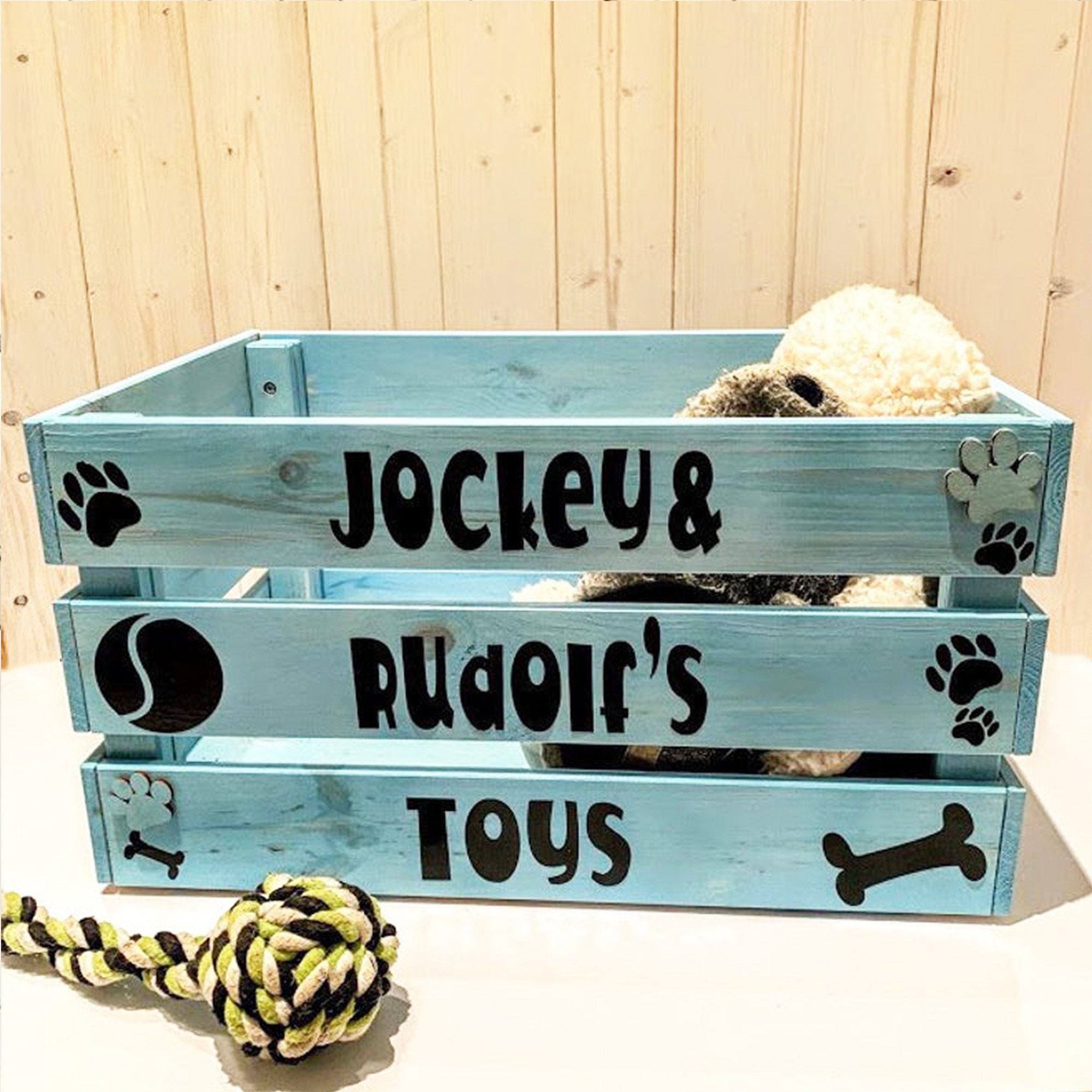 Personalised Dog Toy Storage Box Personalised Cat Toy Box Etsy UK