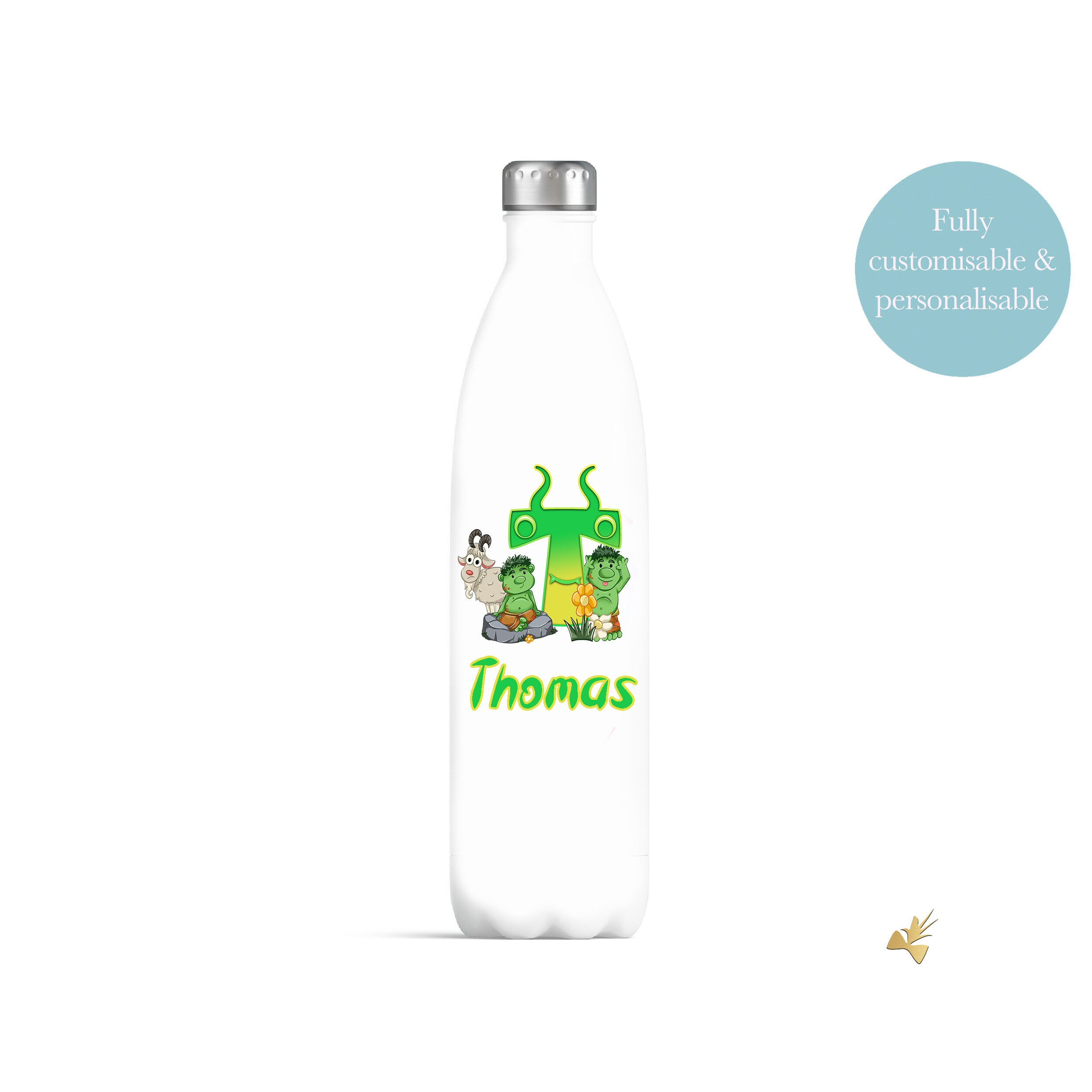 Custom train water bottle Stainless steel water bottle Etsy