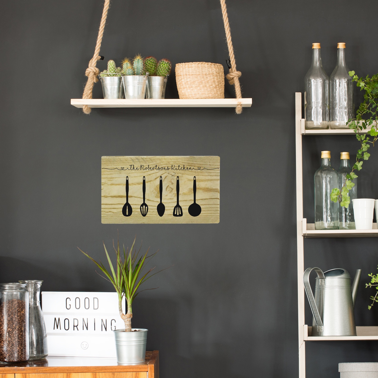 Custom Kitchen Sign Personalised Kitchen Wall Art Custom Etsy UK