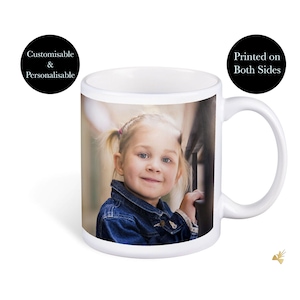 Custom photo mug, Personalised coffee mug, Personalised photo mug, Personalised mug and coaster set, Custom photo mug and photo coasters