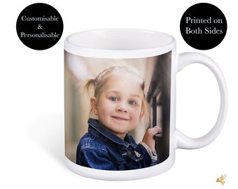 Custom photo mug, Personalised coffee mug, Personalised photo mug, Personalised mug and coaster set, Custom photo mug and photo coasters