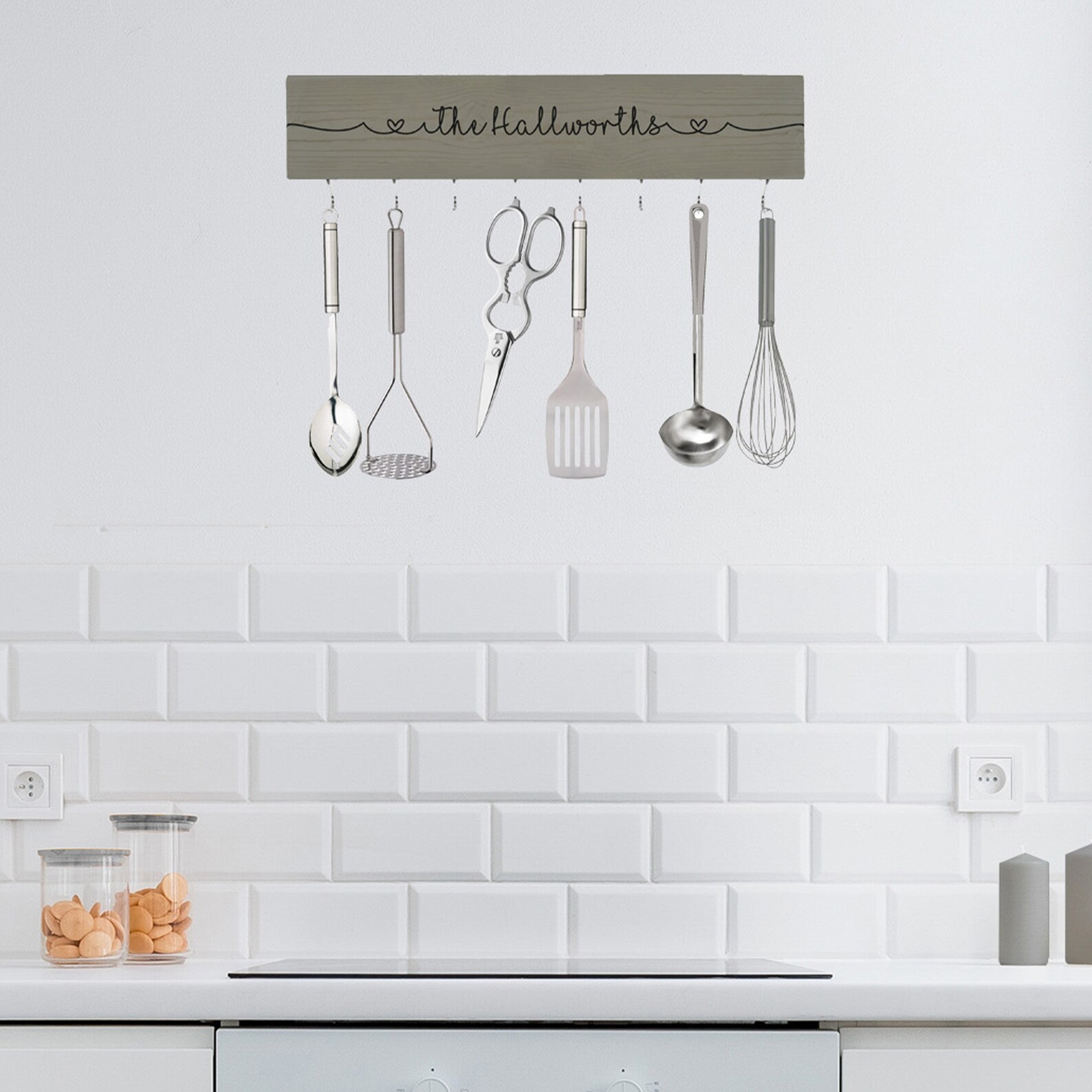 Personalised Kitchen Utensil Hanger Custom Kitchen Utensil Etsy