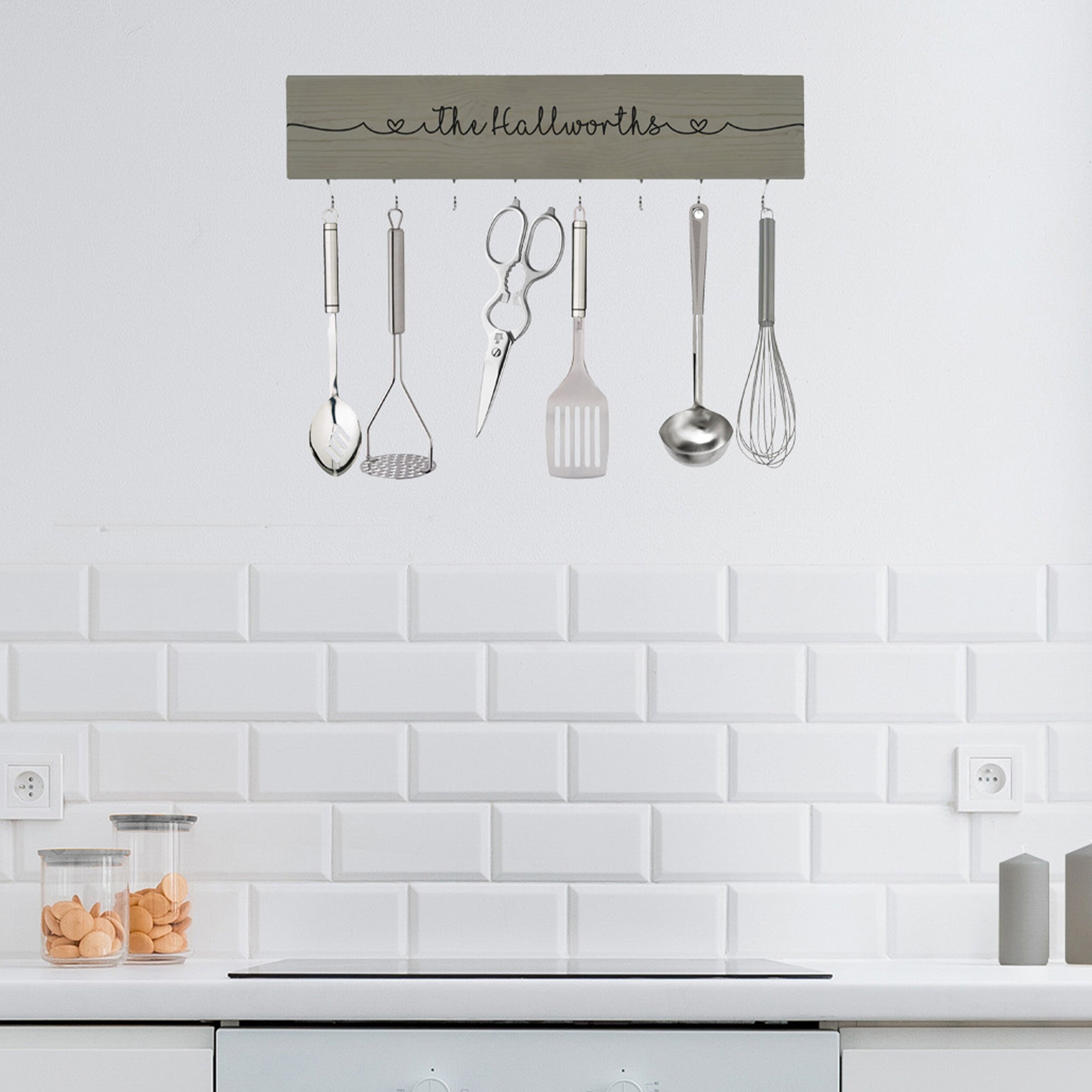 Personalised Kitchen Utensil Hanger Custom Kitchen Utensil Etsy UK