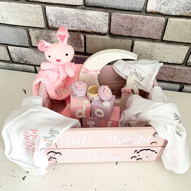 New Baby Gift Basket New Baby Gift Box Baby Memory Box Etsy UK