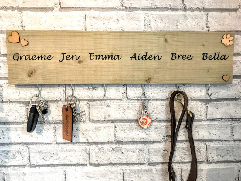 Personalised Key and Dog Lead Holderpersonalised Key Holder Etsy UK
