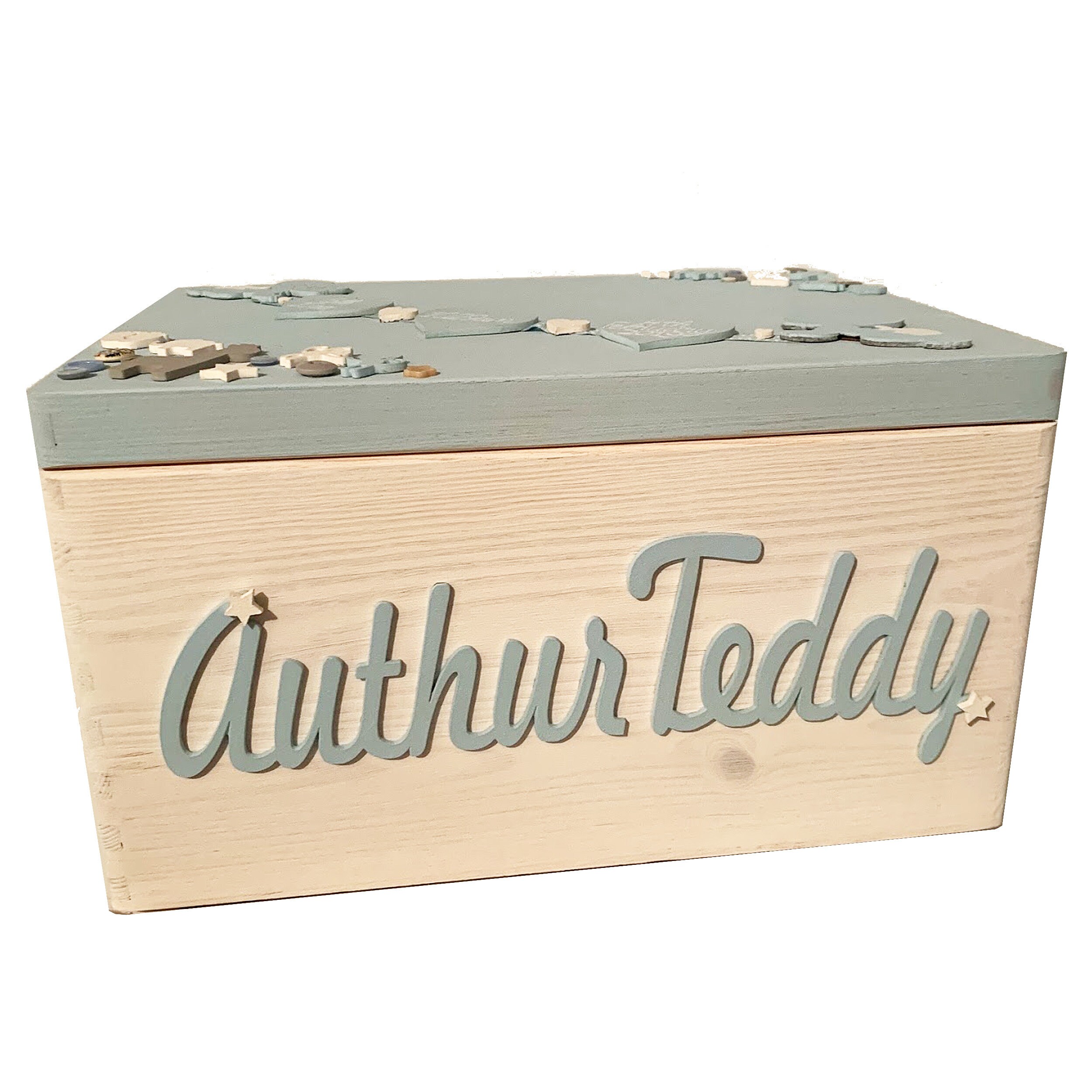 Personalised baby memory memorial box Large baby memorial Etsy