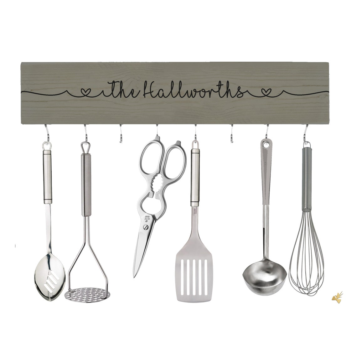 Personalised Kitchen Utensil Hanger Custom Kitchen Utensil Etsy UK