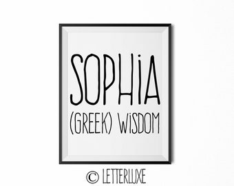 Sophia Name Art Etsy Sophia Name Art Etsy