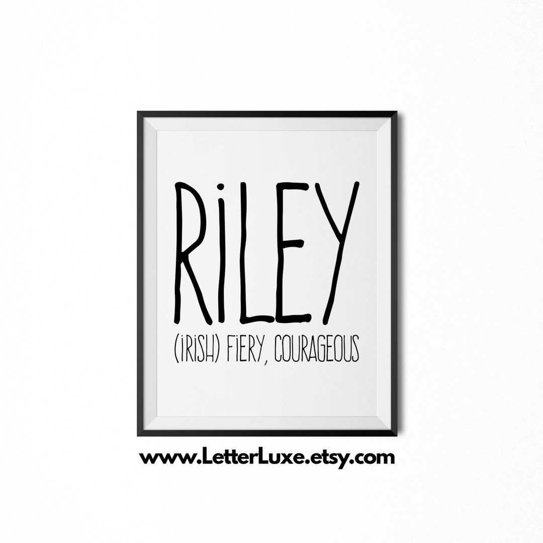 Riley Girls Name | Poster