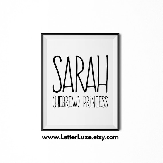 Sarah Name Meaning Art Sarah Gift Printable Birthday Party Etsy Sarah Name Meaning Art Sarah Gift Printable Birthday Party Etsy