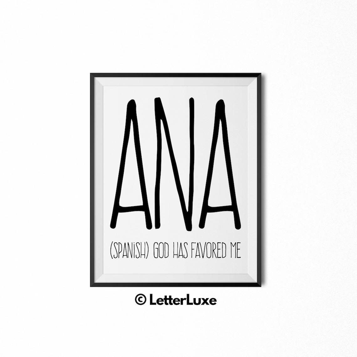 Ana Name Meaning Art Ana Gift Ana Printable Birthday Party Gift Ana Name Meaning Art Ana Gift Ana Printable Birthday Party Gift