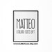 Matteo Printable Kids Gift, Matteo Name Meaning Art, Baby Shower Gift ...