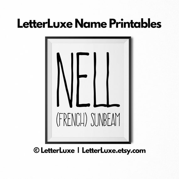 Riley Name Meaning Art Riley Gift Printable Baby Shower 