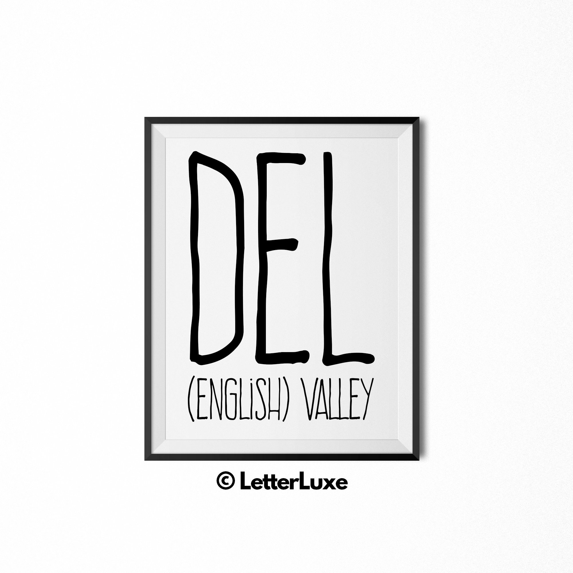 Del Name Meaning Art Del Gift Del Printable Baby Shower Gift Nursery del-name-meaning-art-del-gift-del-printable-baby-shower-gift-nursery