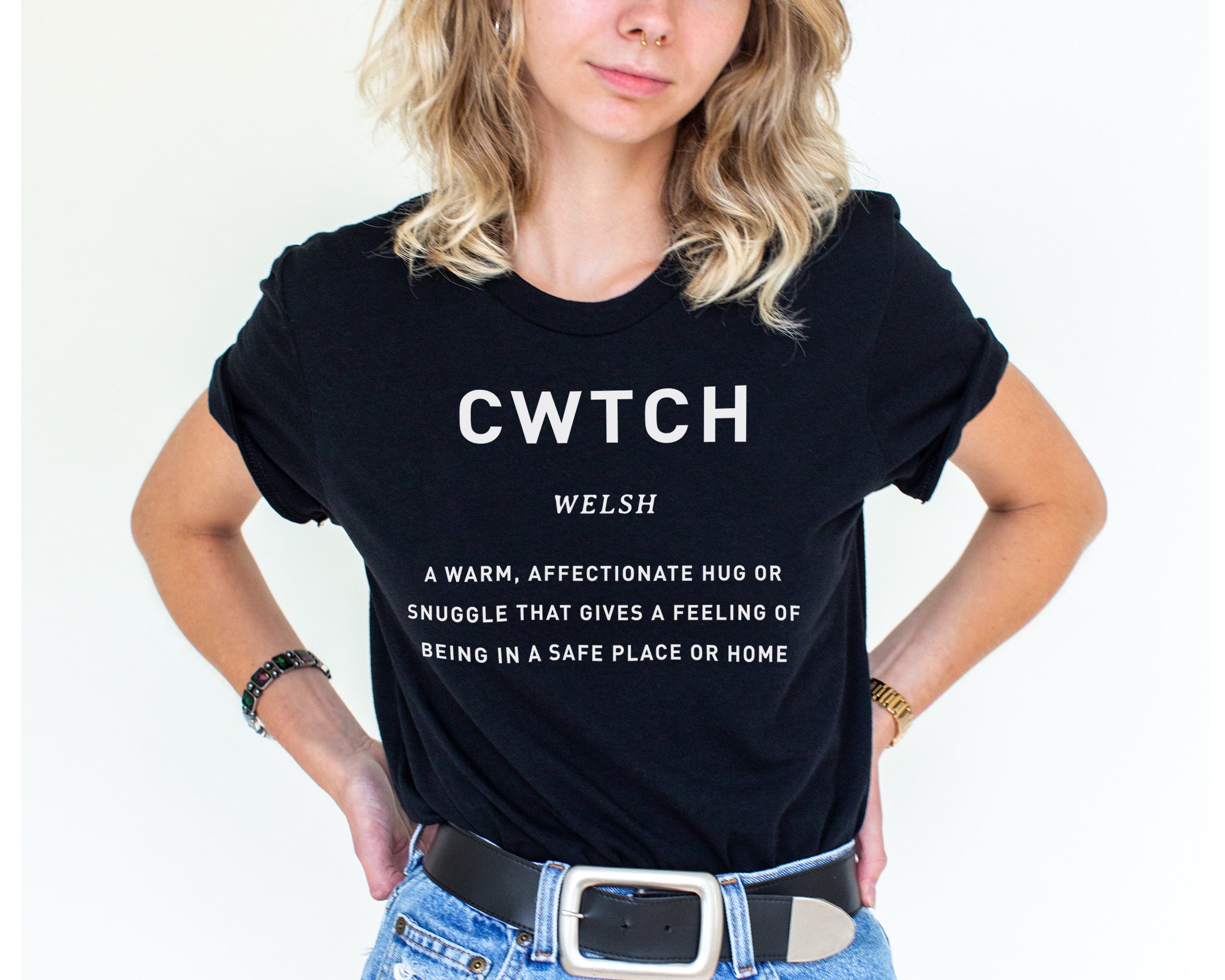CWTCH Literary Tshirt Definition Shirt Welsh Wales Etsy